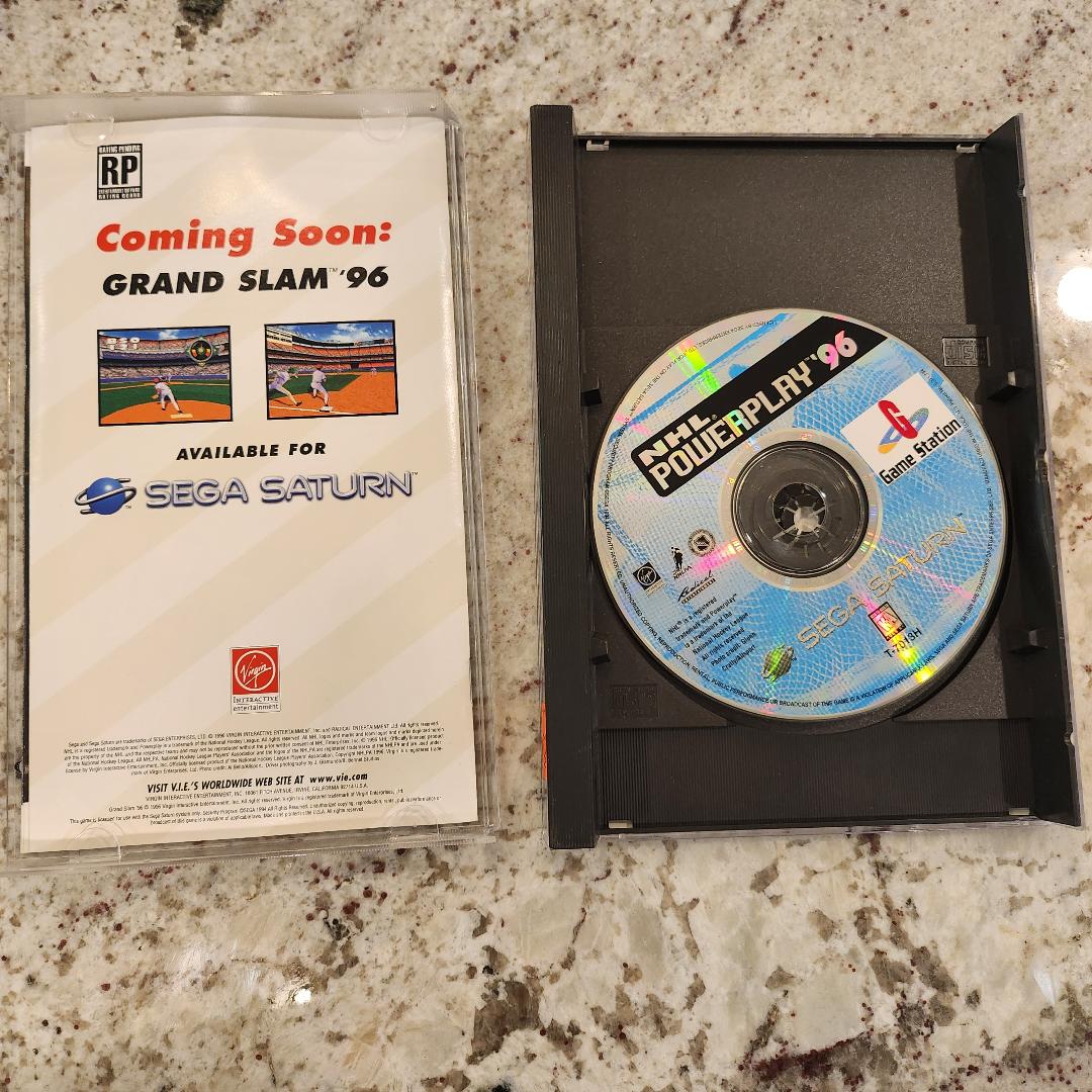 NHL Powerplay '96 Sega Saturn 1996 CIB