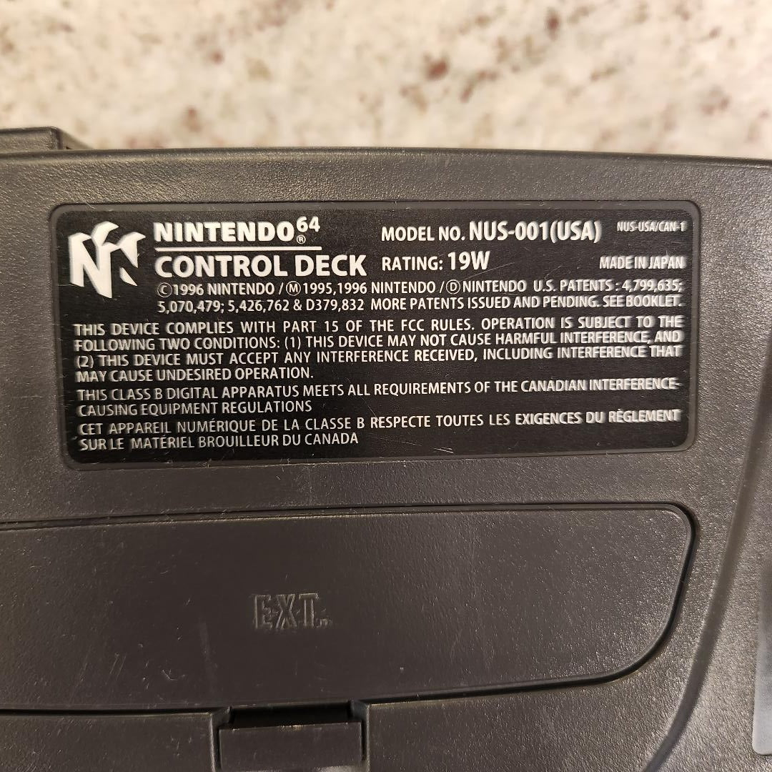 Nintendo 64 System N64 Console w/ 2 New Controllers | Clean
