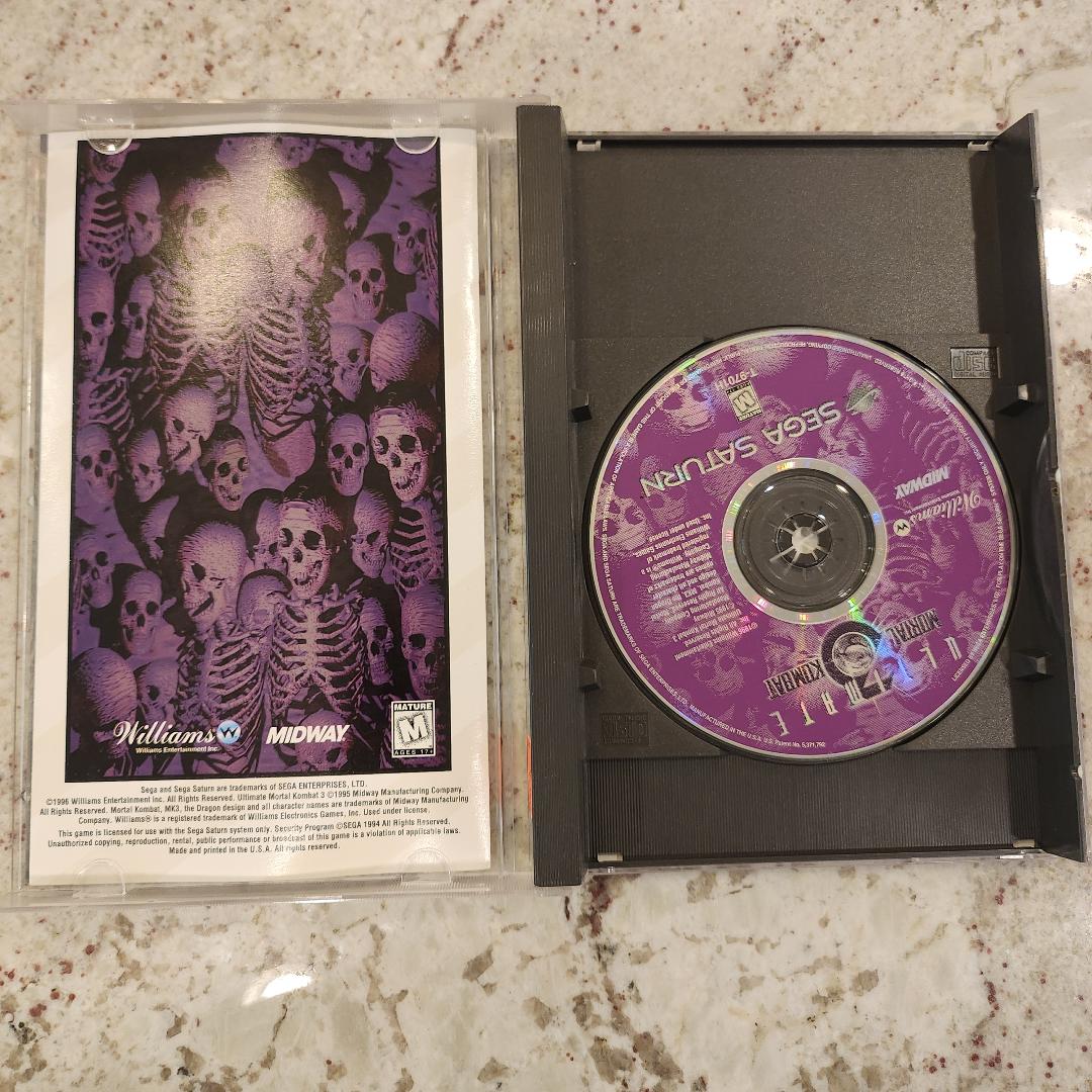 Ultimate Mortal Kombat 3 Sega Saturn Complete CIB
