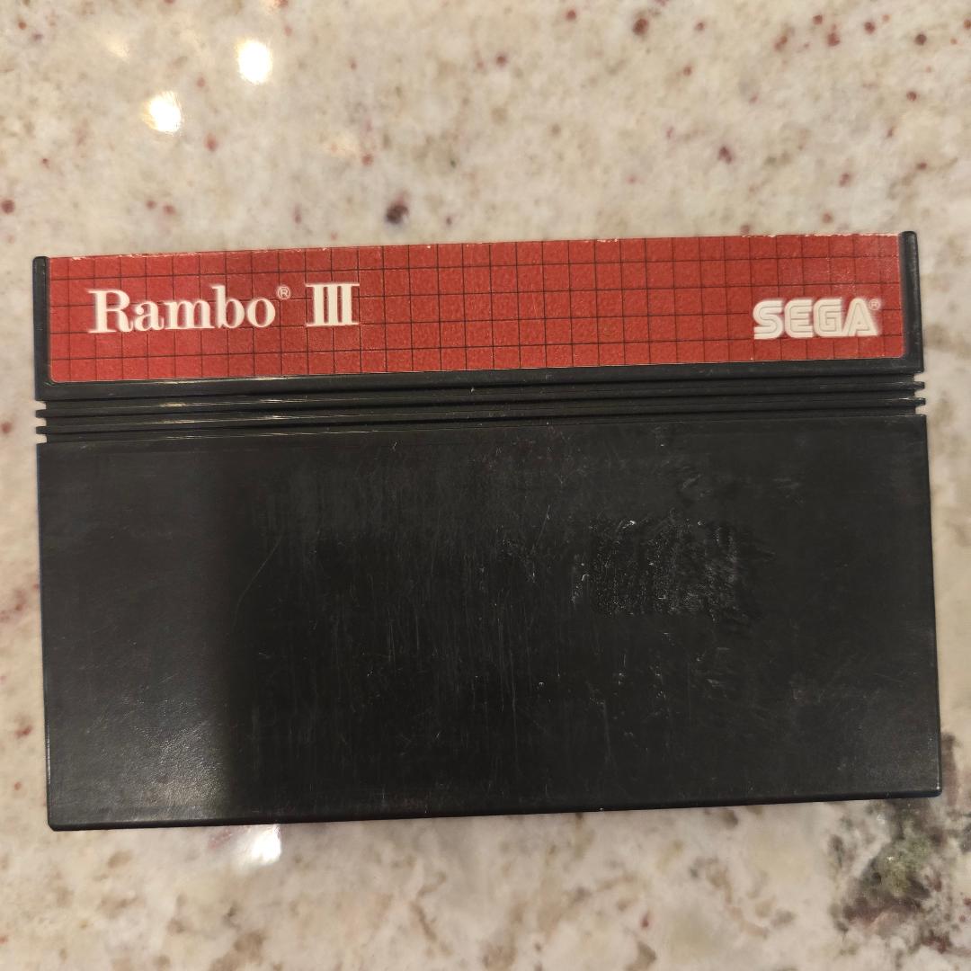 Rambo III Sega Master System Cart Only!