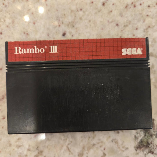 Rambo III Sega Master System Cart Only!