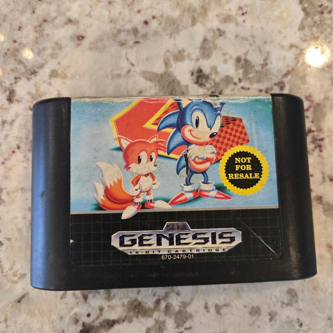 SONIC 2 Sega Genesis Cart Only!