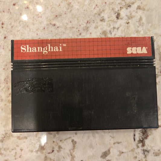 SHANGHAI Sega Master Cart Only!