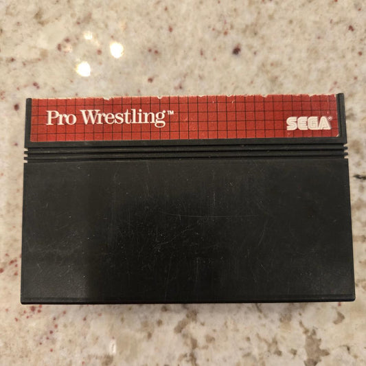 Pro Wrestling Sega Master System Cart Only!