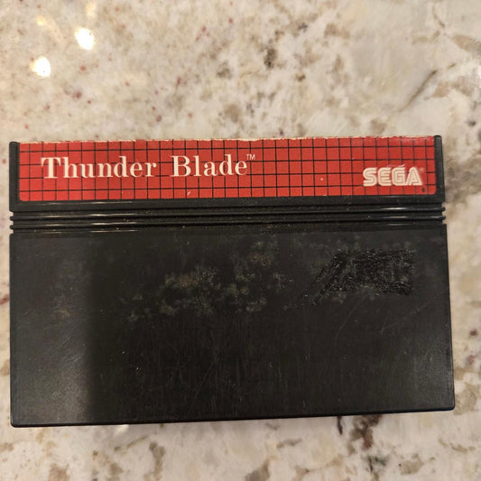 Thunder Blade Sega Master Cart Only