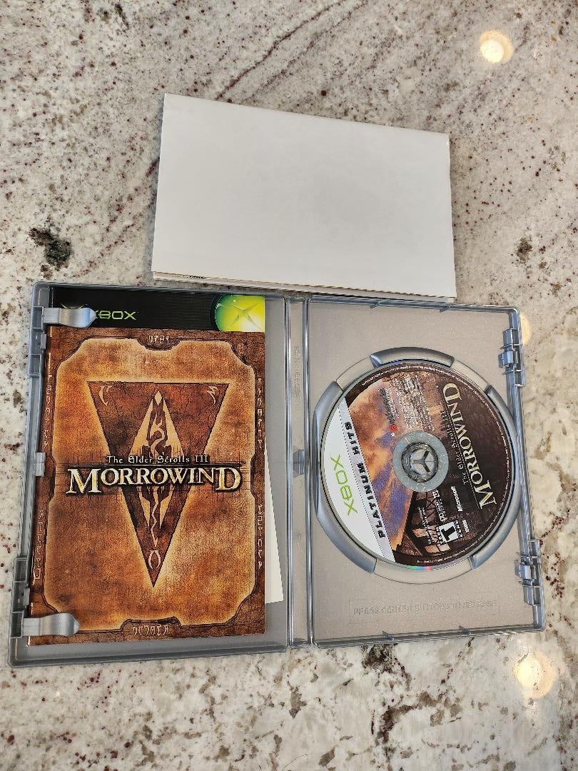 The Elder Scrolls III Morrowind w/Map Xbox Original