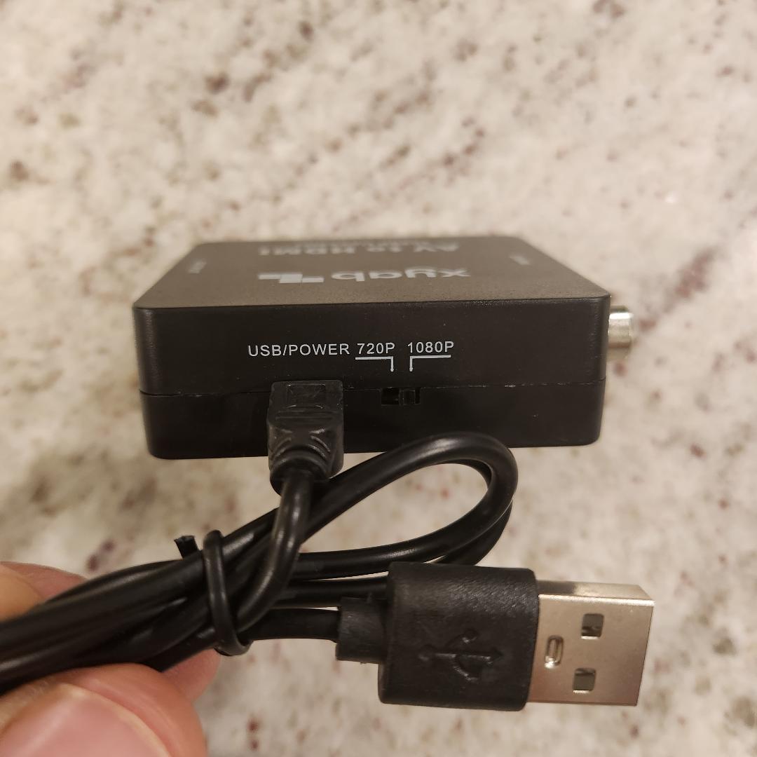 AV to HDMI Adapter Converter Full HD 1080P Brand New