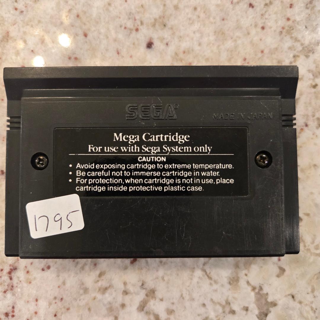 Pro Wrestling Sega Master System Cart Only!