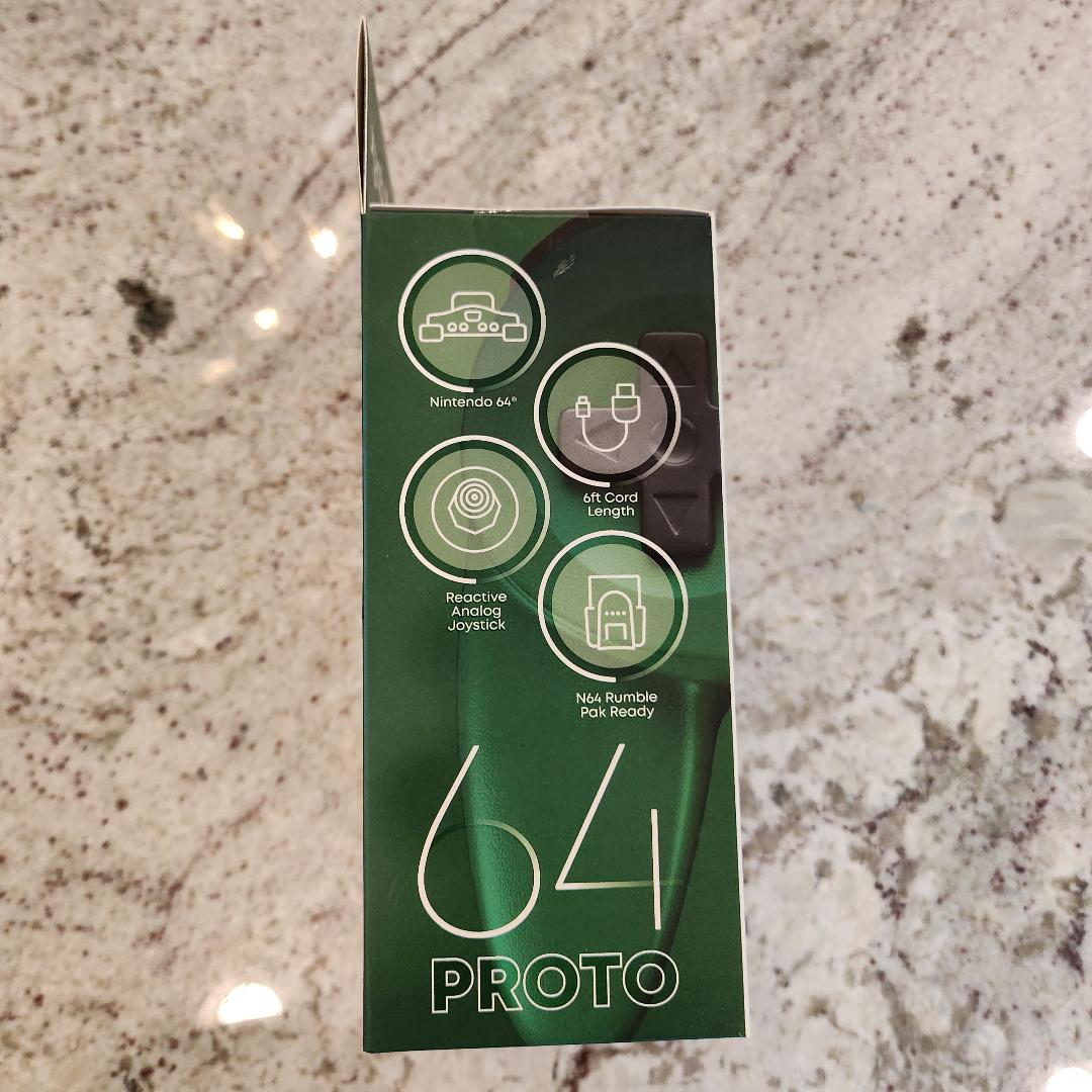 Proto64 Controller Green for N64 Nintendo 64 Brand New