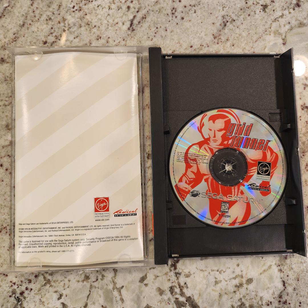 Grid Runner (Sega Saturn, 1996) CIB