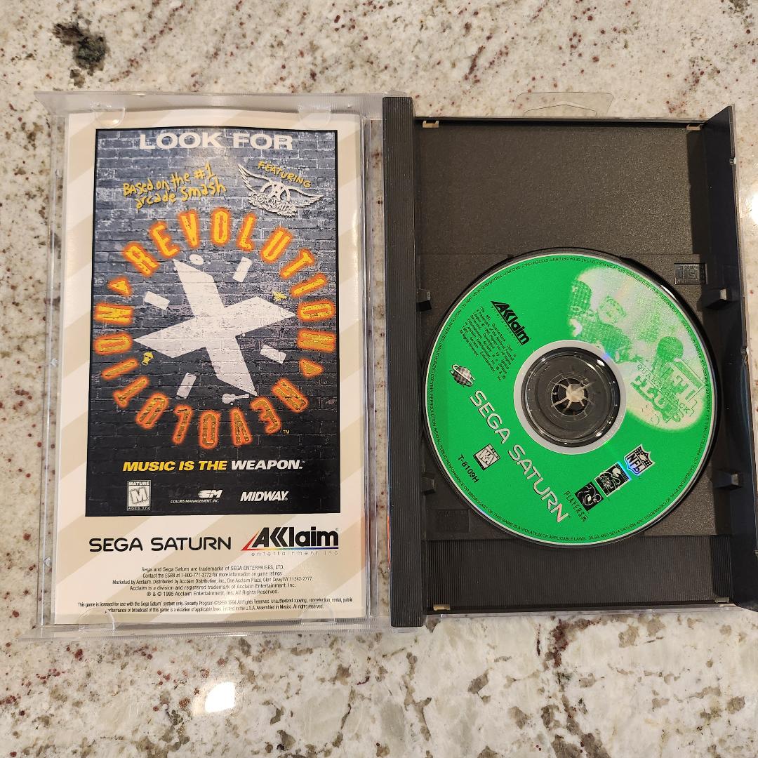 NFL Quarterback Club 96 (Sega Saturn, 1996) CIB