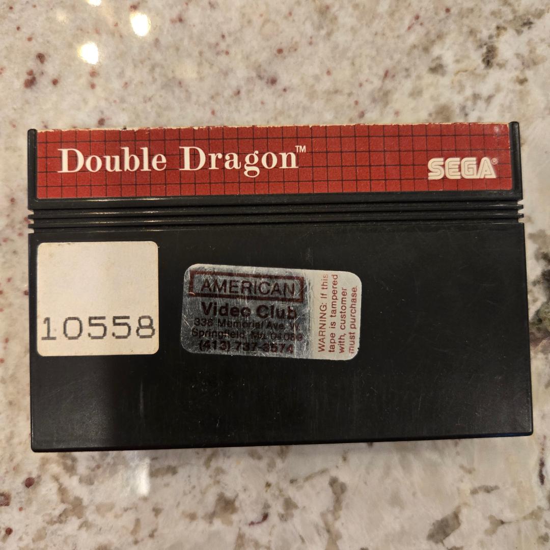 Double Dragon Sega Master System Cart Only!
