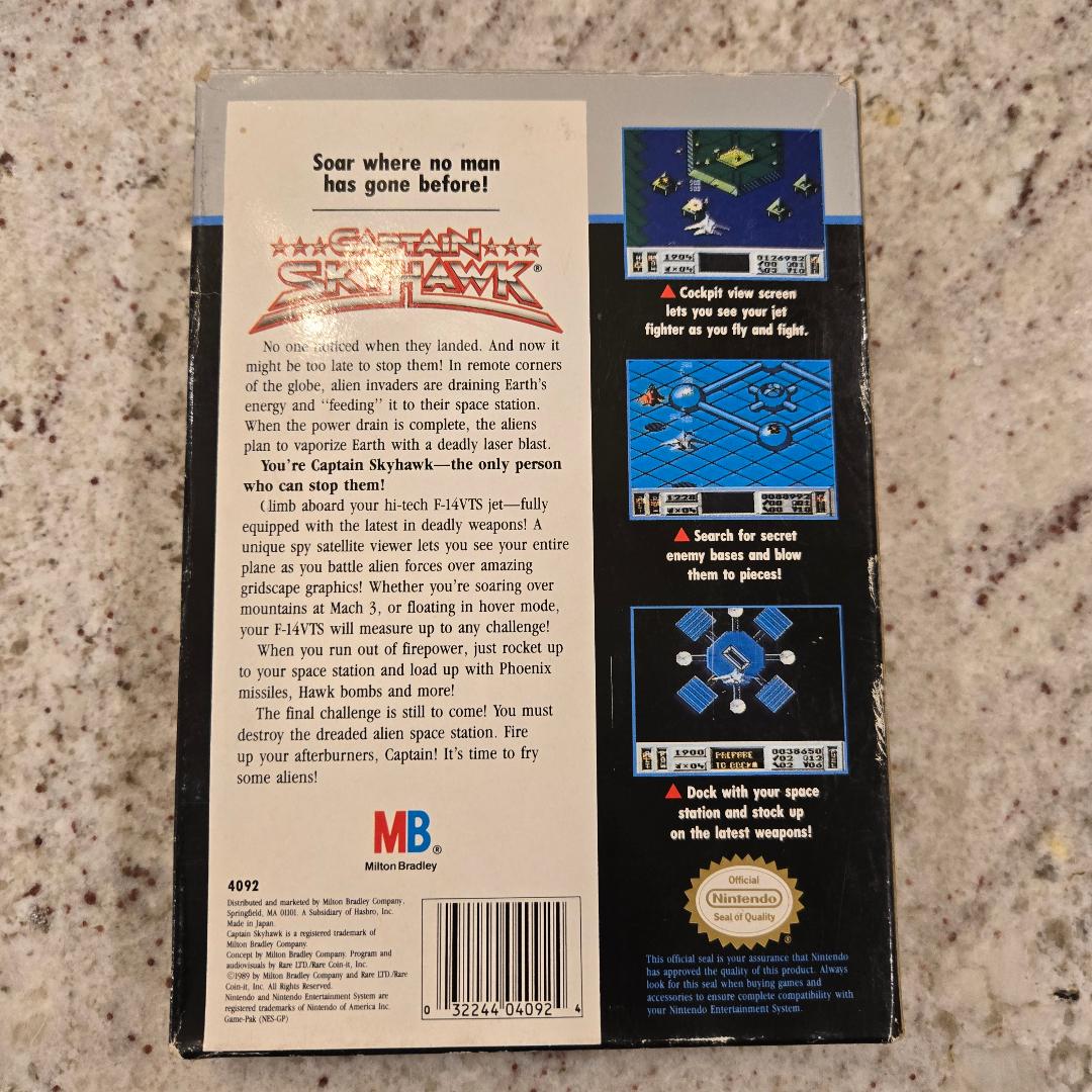 Capitaine SkyHawk Nintendo NES CIB