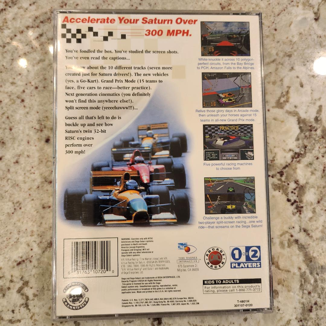 VR Virtua Racing (Sega Saturn, 1996) CIB