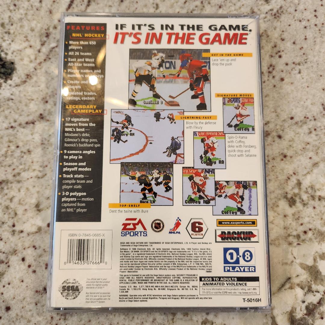 NHL 97 (Sega Saturn, 1996) CIB