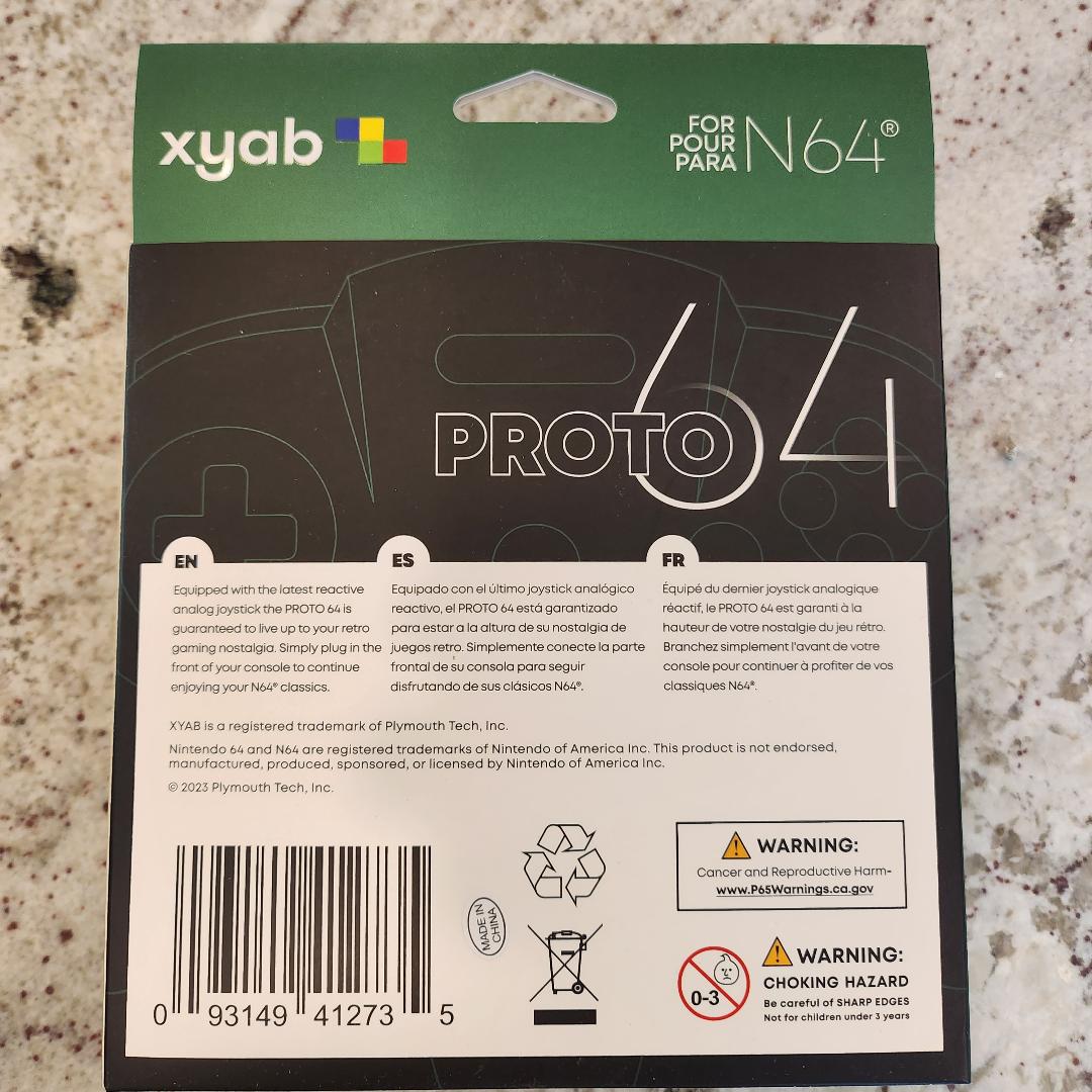 Proto64 Controller Green for N64 Nintendo 64 Brand New