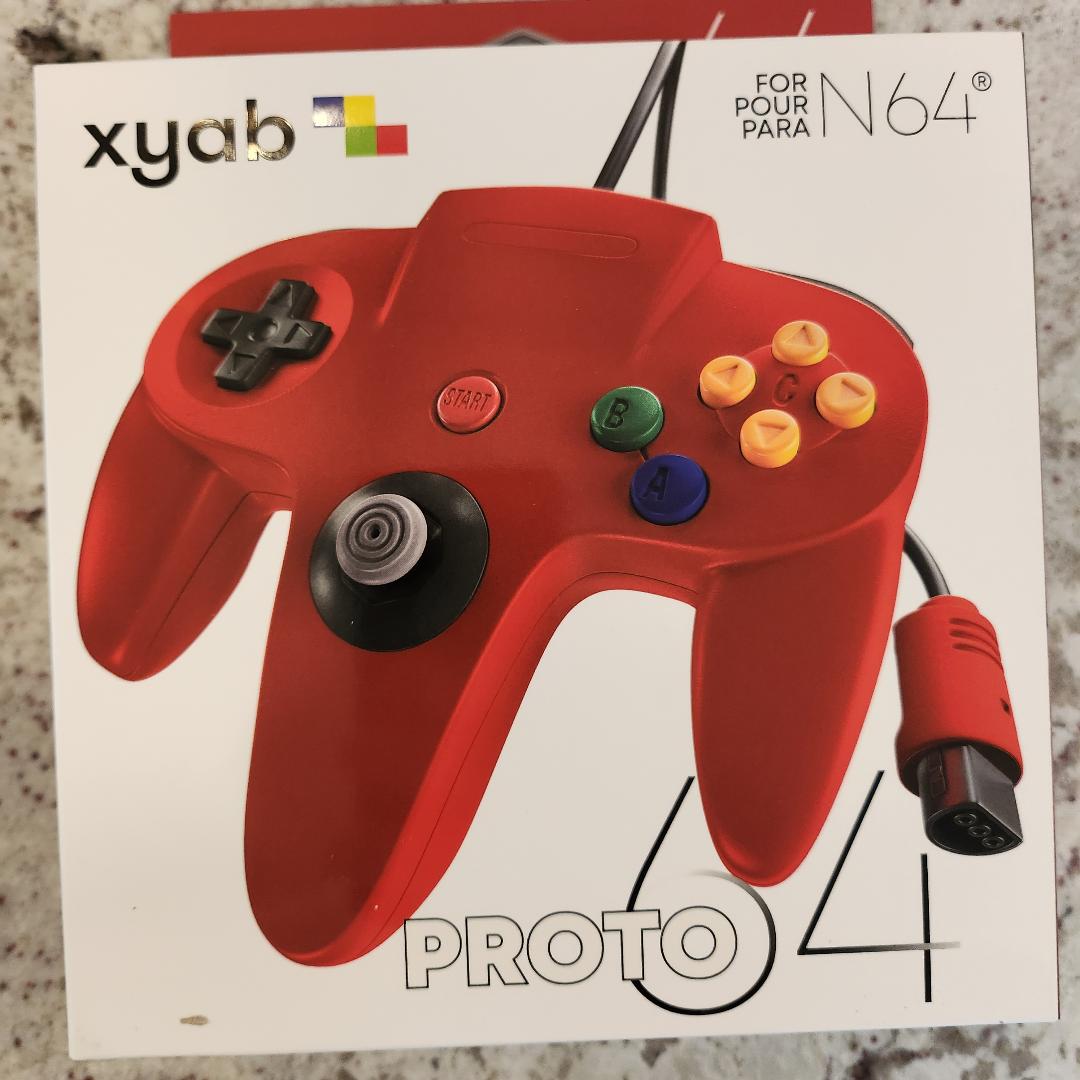 Proto64 Controller Red for N64 Nintendo 64 Brand New