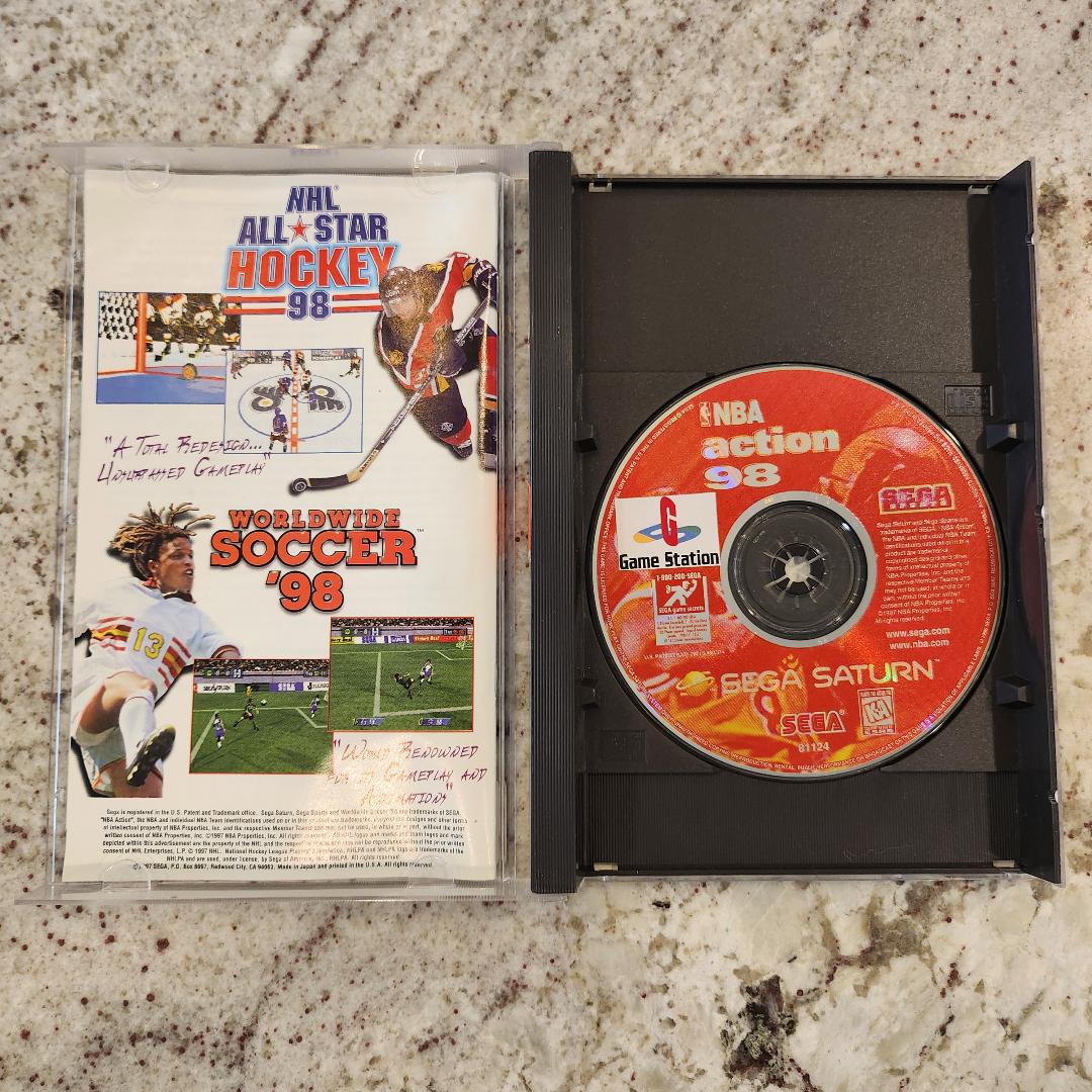 NBA Action 98 (Sega Saturn, 1997)