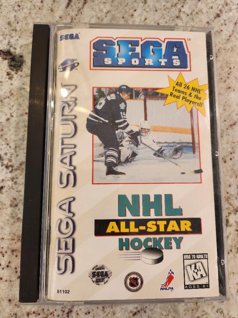 NHL All-Star Hockey (Sega Saturn, 1995) CIB
