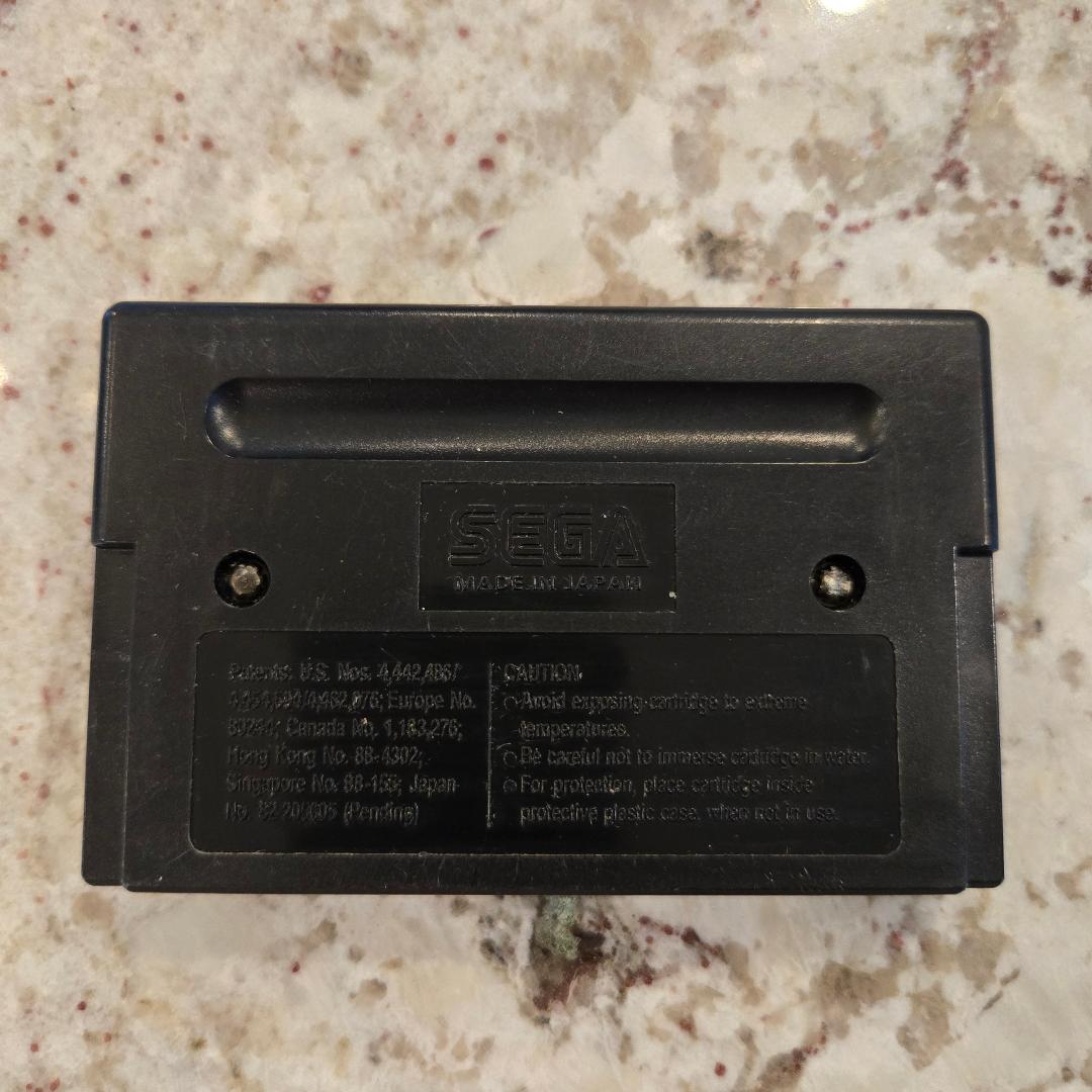 Carrito SONIC The Hedgehog Sega Genesis. y caja solamente
