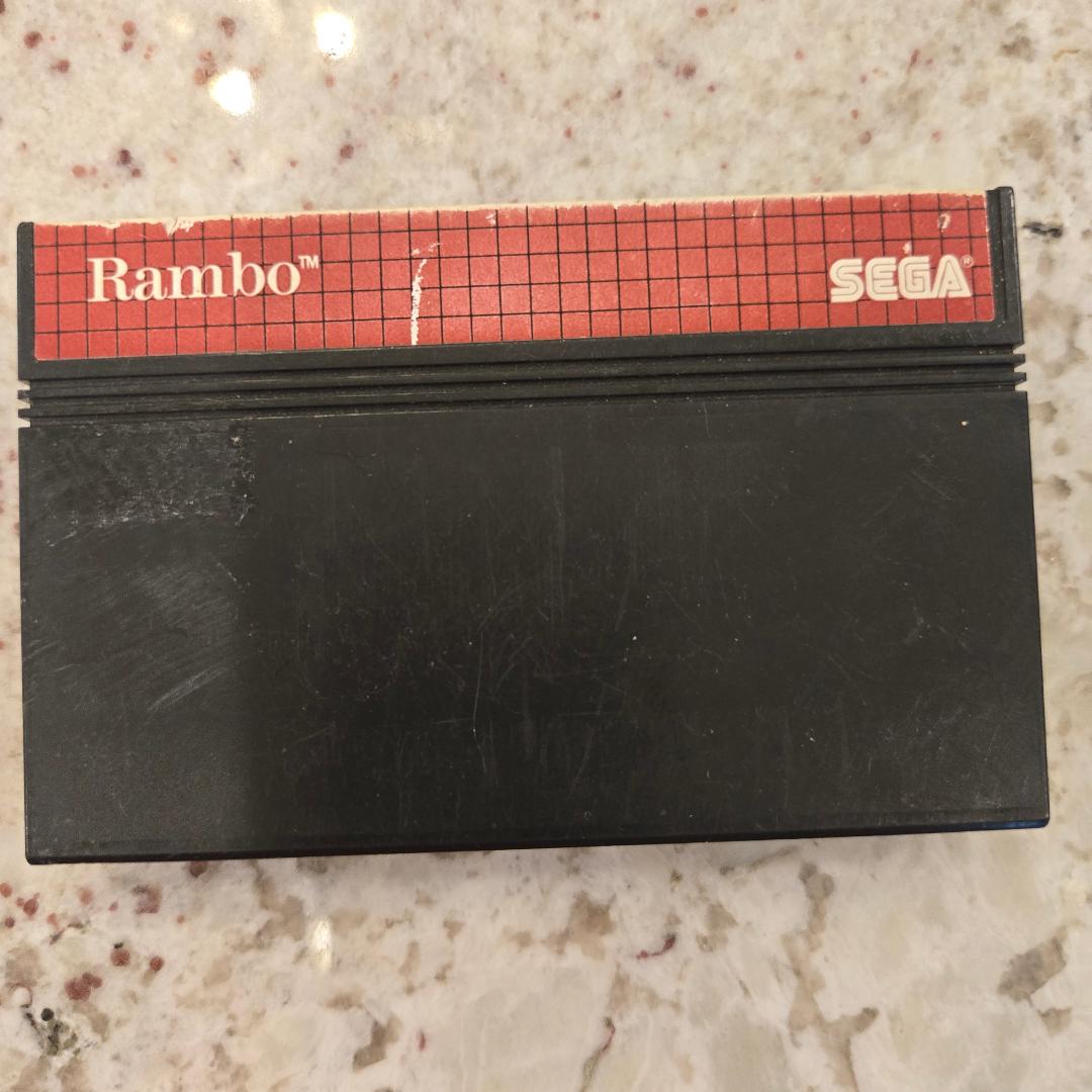 Rambo Sega Master System Cart Only!