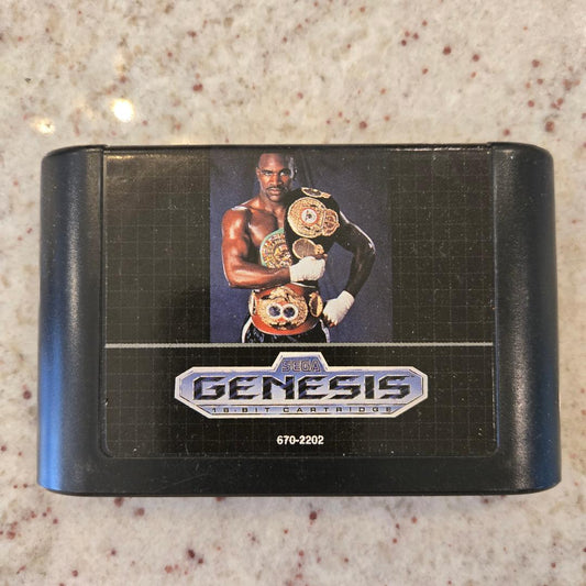 Evander Holyfield's Real Deal Boxing Sega Genesis Cart Only!