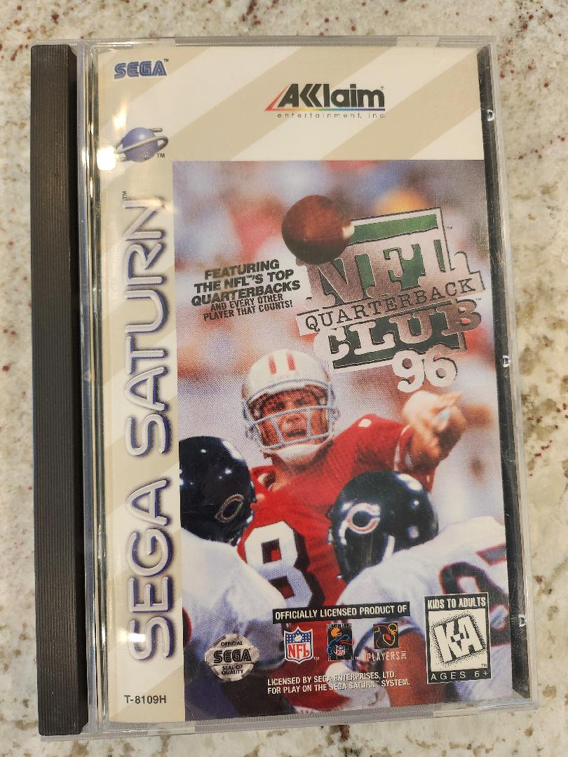 NFL Quarterback Club 96 (Sega Saturn, 1996) CIB