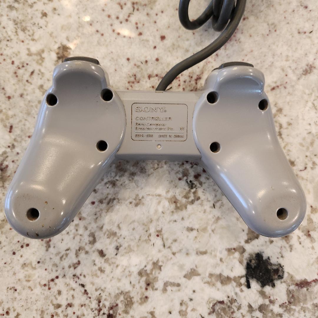 Sony PlayStation 1 PS1 Non Duel Shock Gray OEM Controller Used