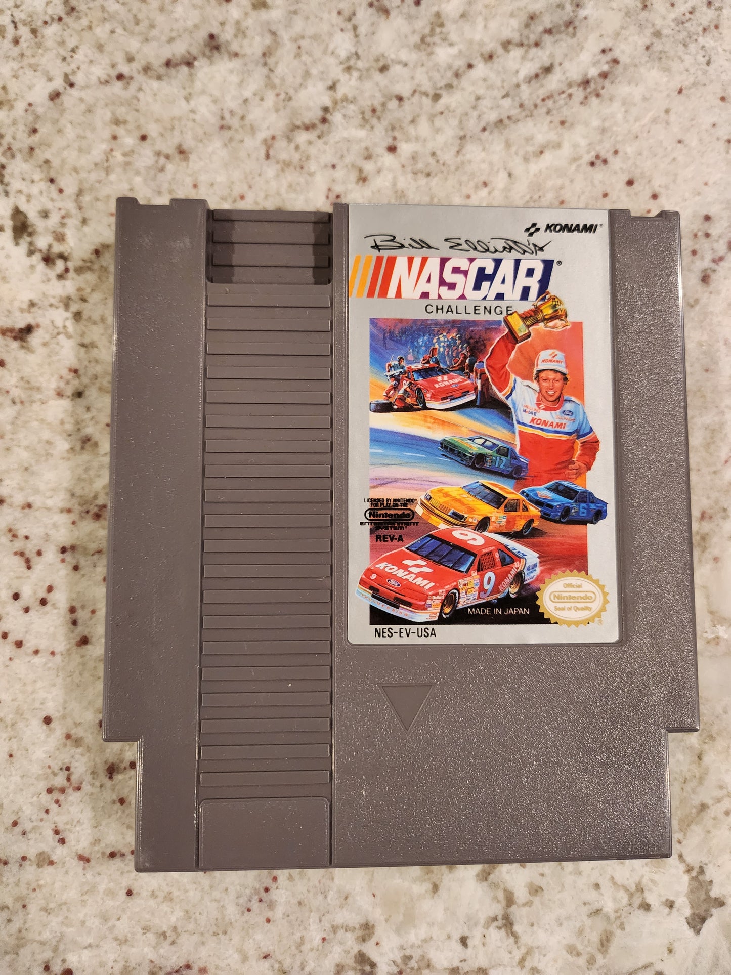 Desafío Nascar de Bill Elliot Nintendo NES