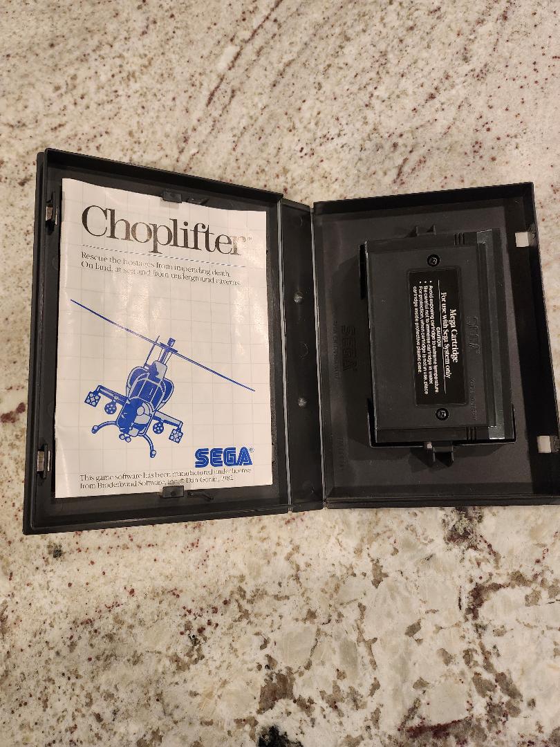 Choplifter Sega Master CIB