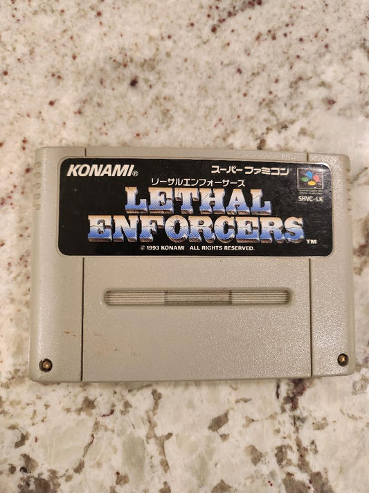 Lethal Enforcers Super Famicom Nintendo JPN