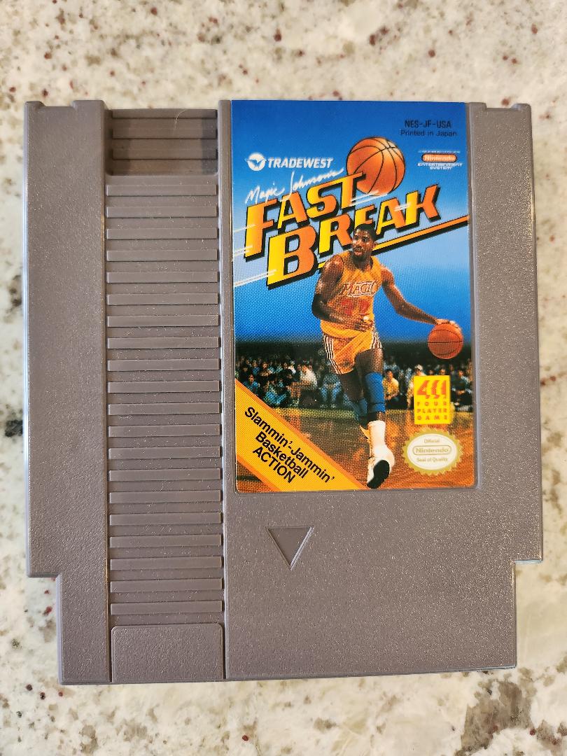 Magic Johnson Fast Break Nintendo NES