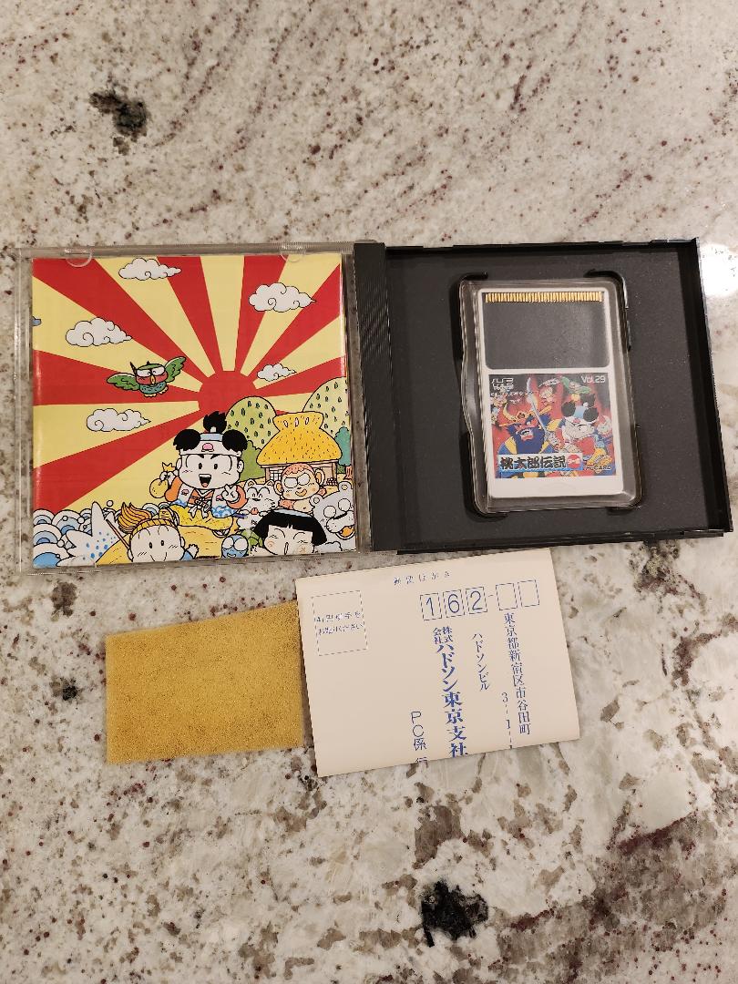 Momotarou Dentetsu turbo PC Engine PCE HuCard Importación de Japón
