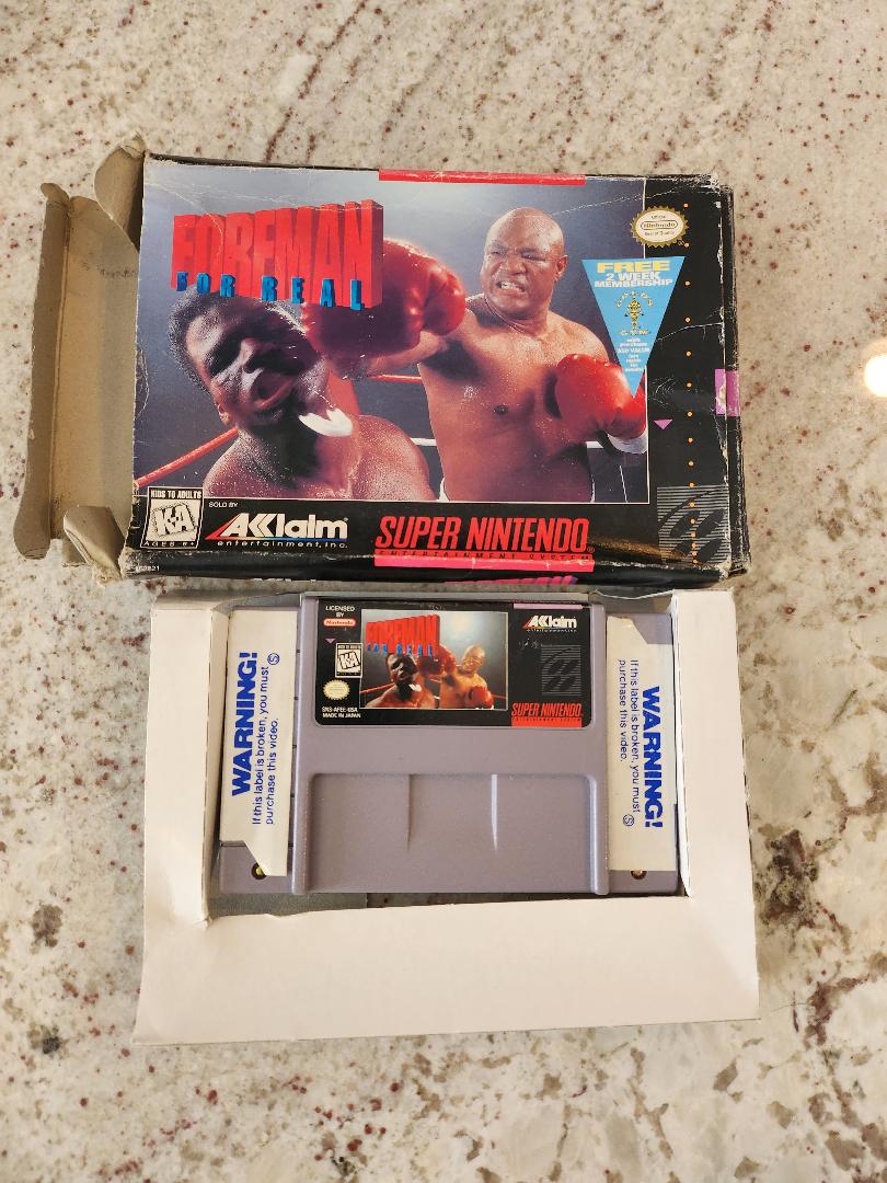 Foreman For Real SNES