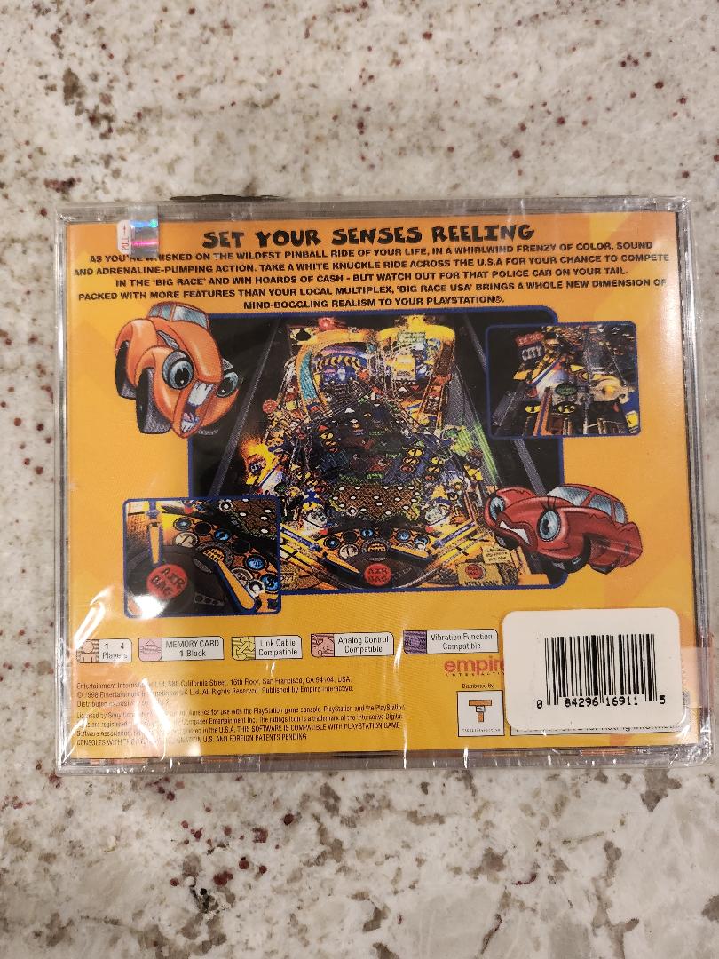 Big Race USA PS1 Scellé NOUVEAU