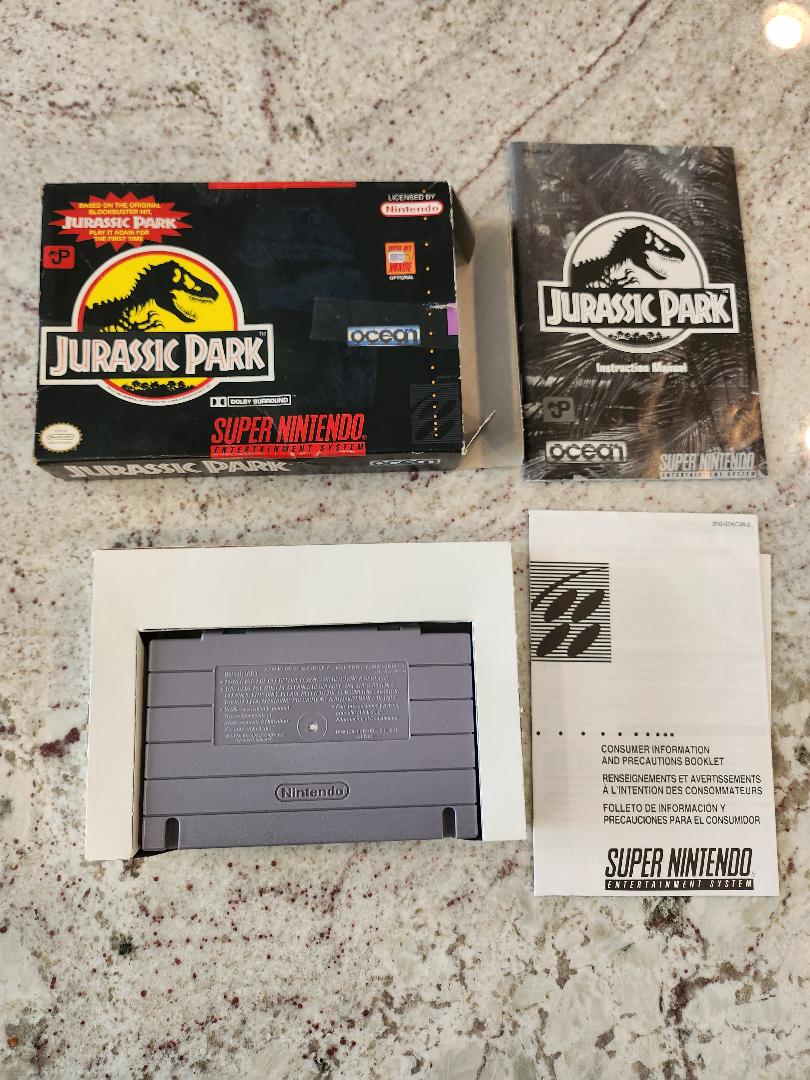 Jurassic Park SNES CIB