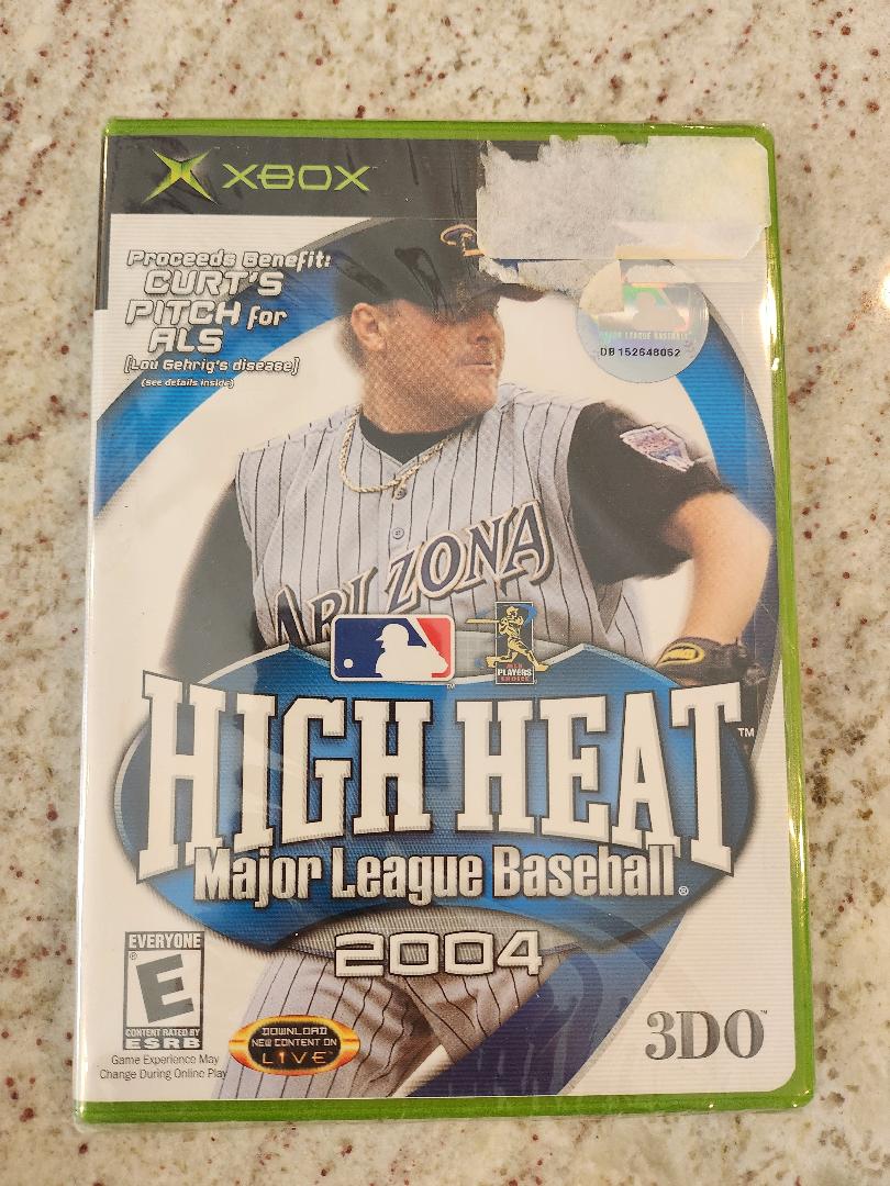 Haute chaleur MLB 2004 Xbox Original scellé NOUVEAU