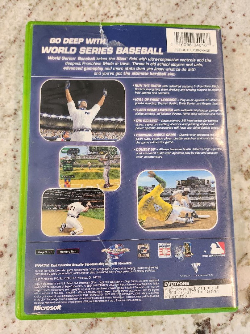 World Series Baseball Xbox Original
