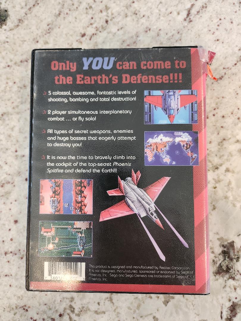 Défense terrestre Sega Genesis CIB