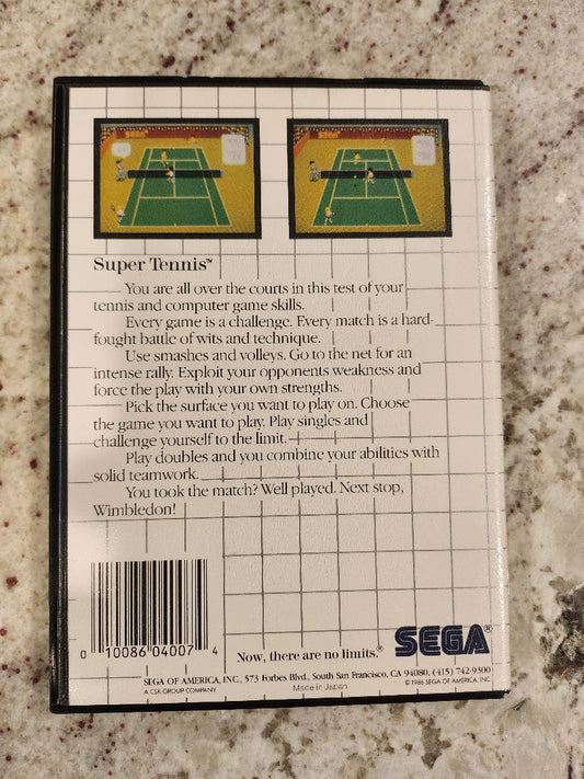 Super Tennis Sega Master CIB