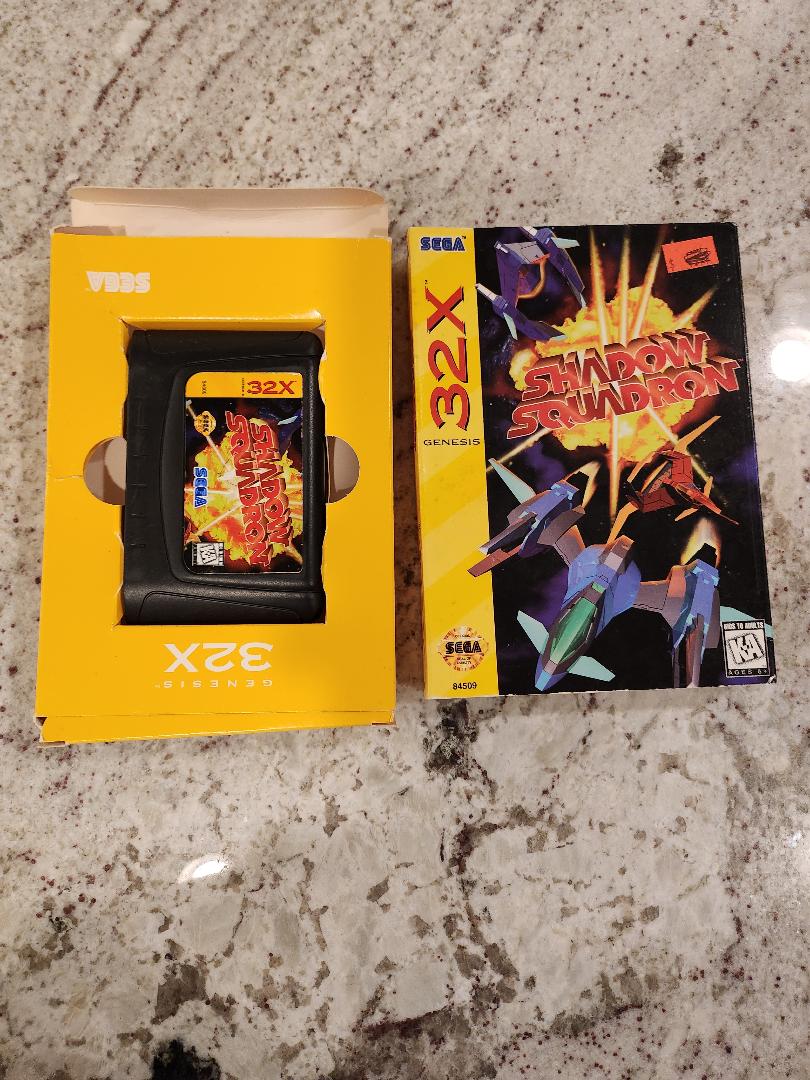 Carro Shadow Squadron Sega Genesis 32X, solo caja