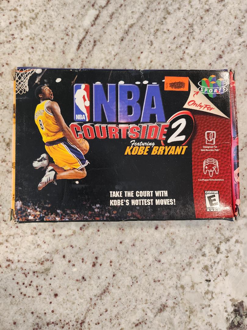 Kobe Bryant In NBA Courtside N64 CIB