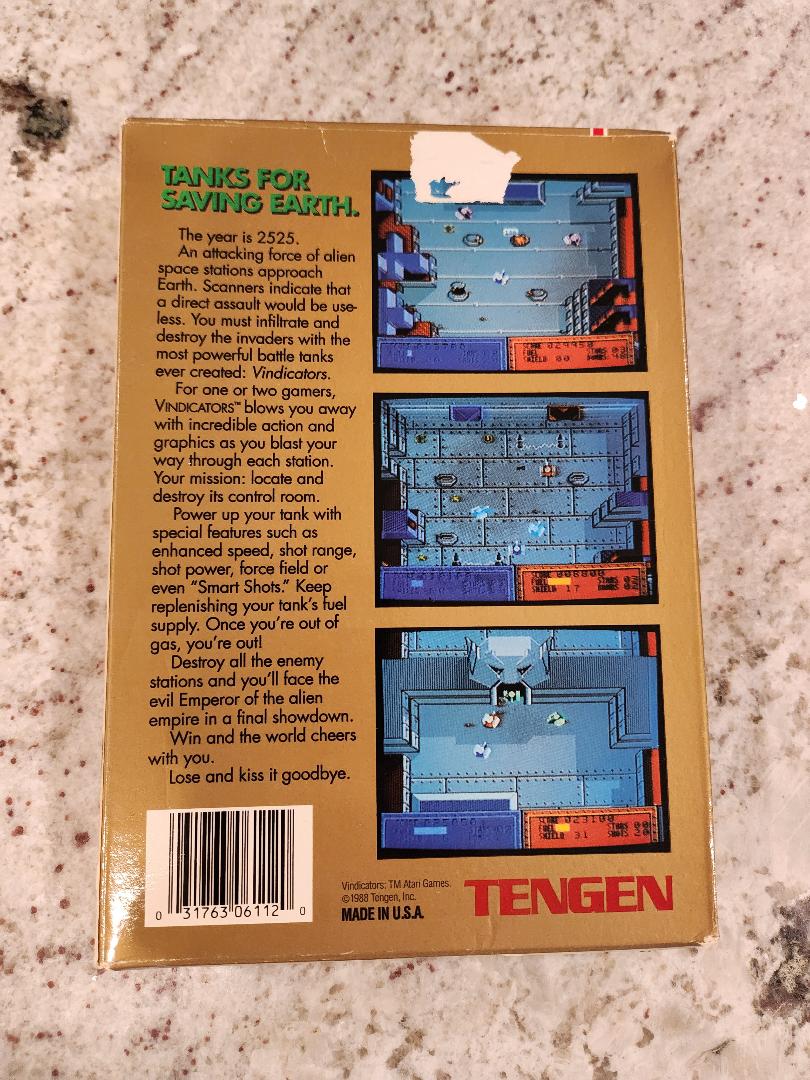 Vindicadores Nintendo NES CIB