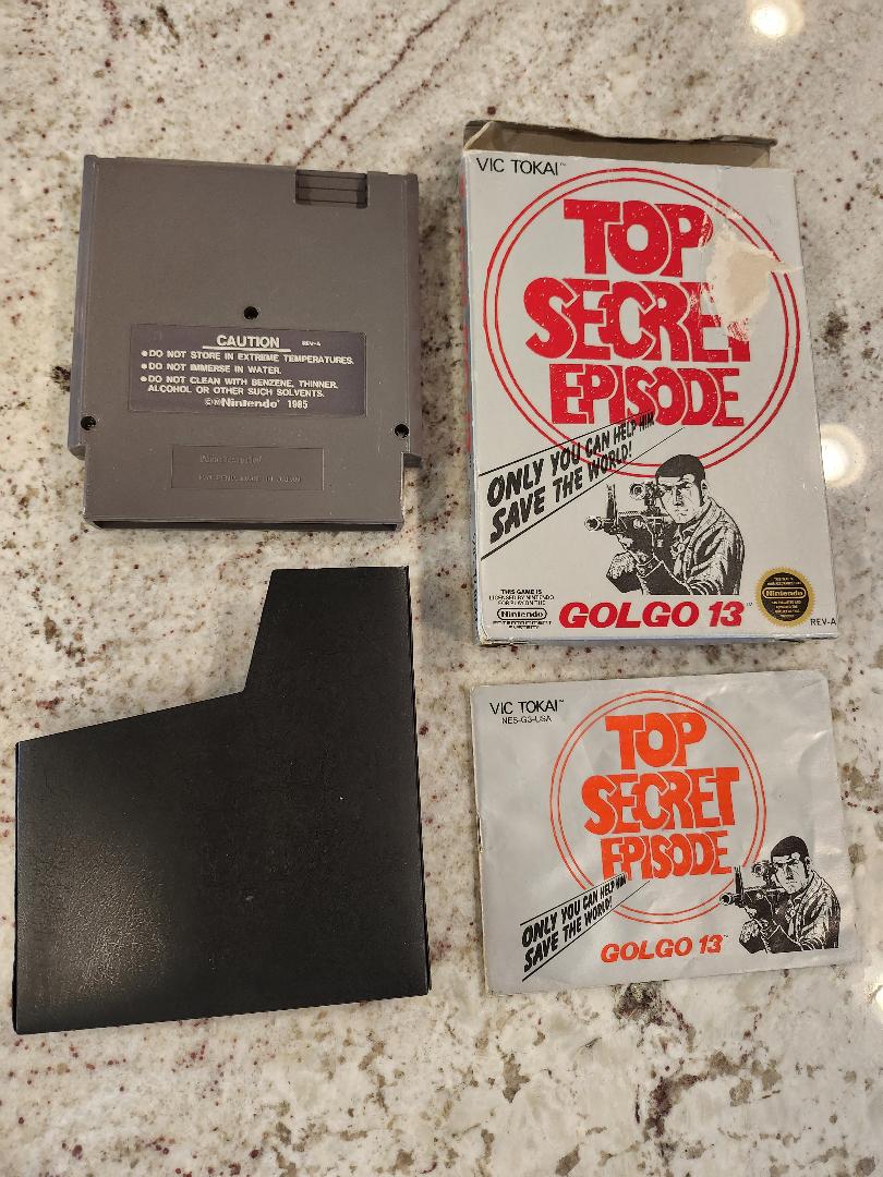 Golgo 13: Episodio ultrasecreto Nintendo NES CIB