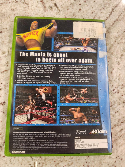 Légendes de la lutte Xbox Original