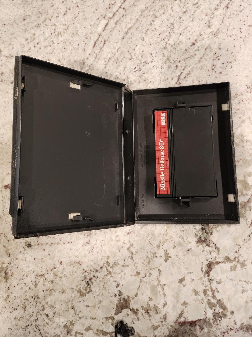 Missile Defense 3D Sega Master Cart. and Box Only