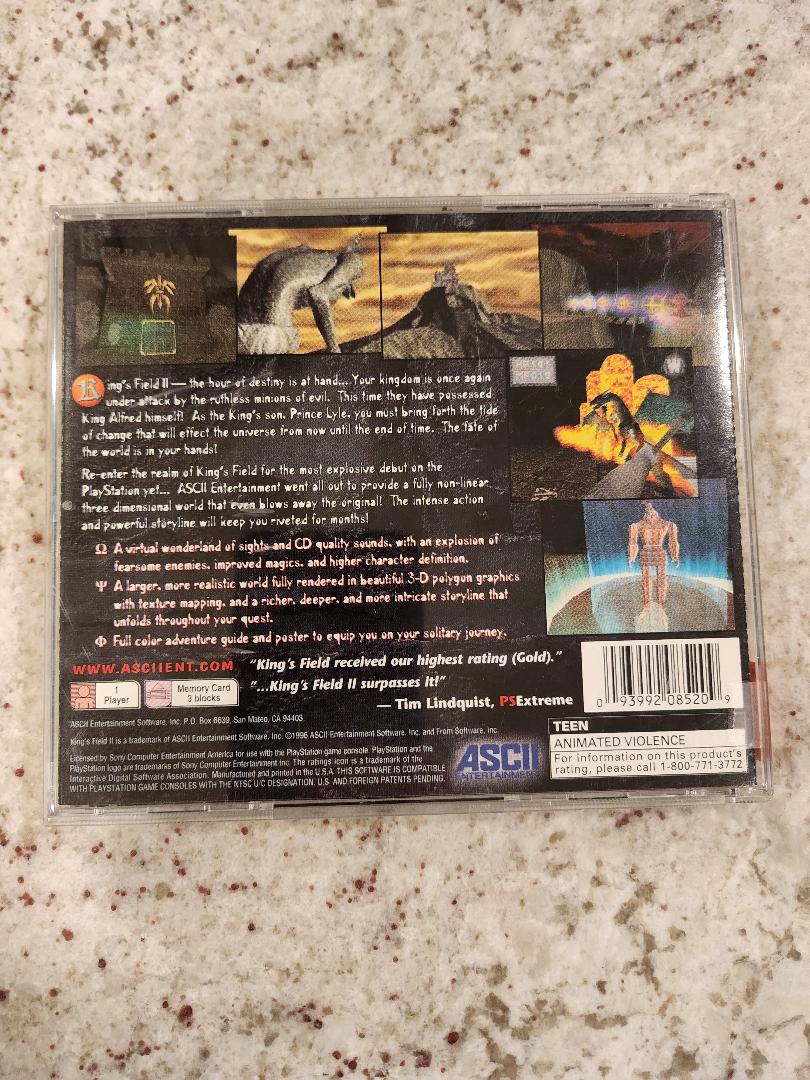 King's Field II 2 PS1