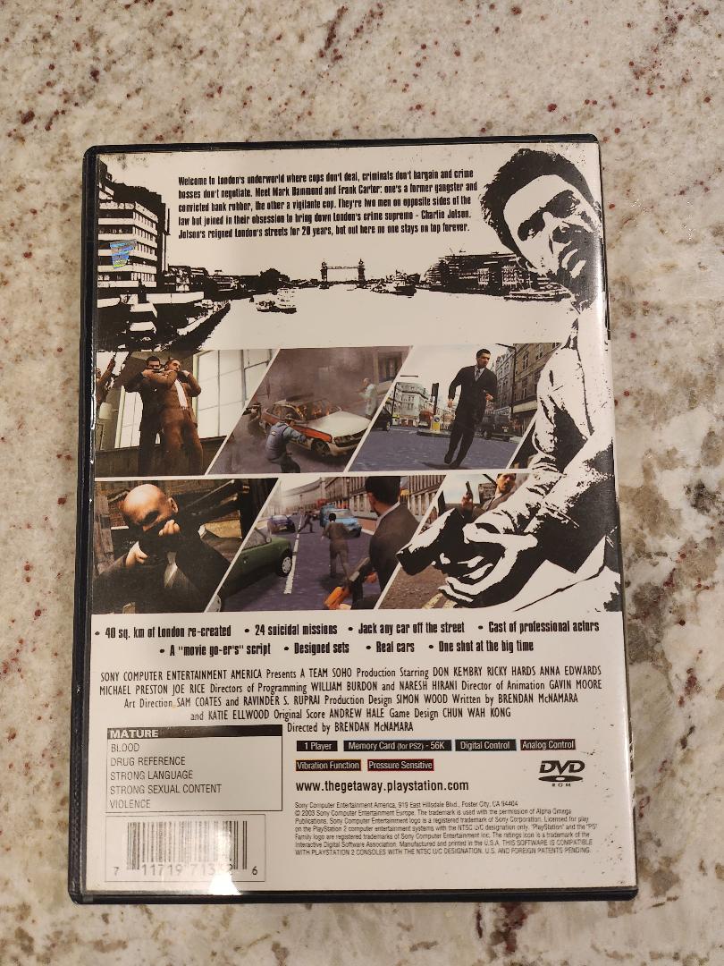 The Getaway PS2
