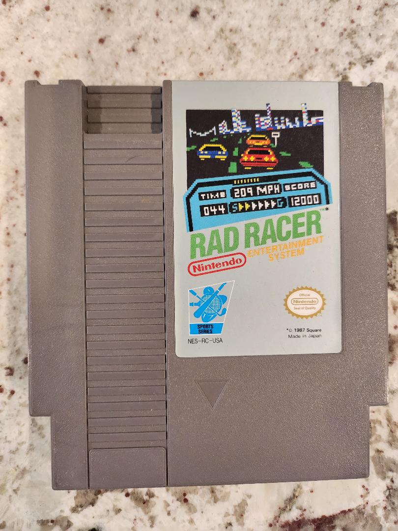 Rad Racer Nintendo NES