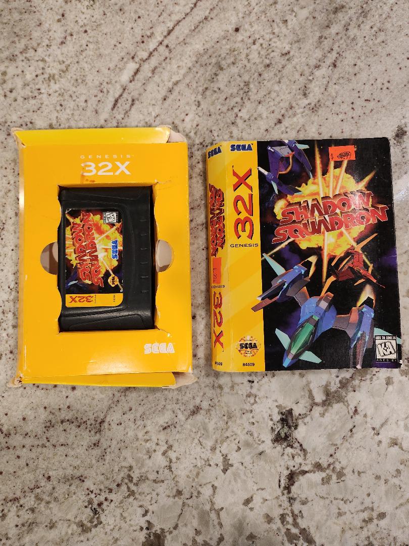 Chariot Sega Genesis 32X Shadow Squadron, boîte uniquement